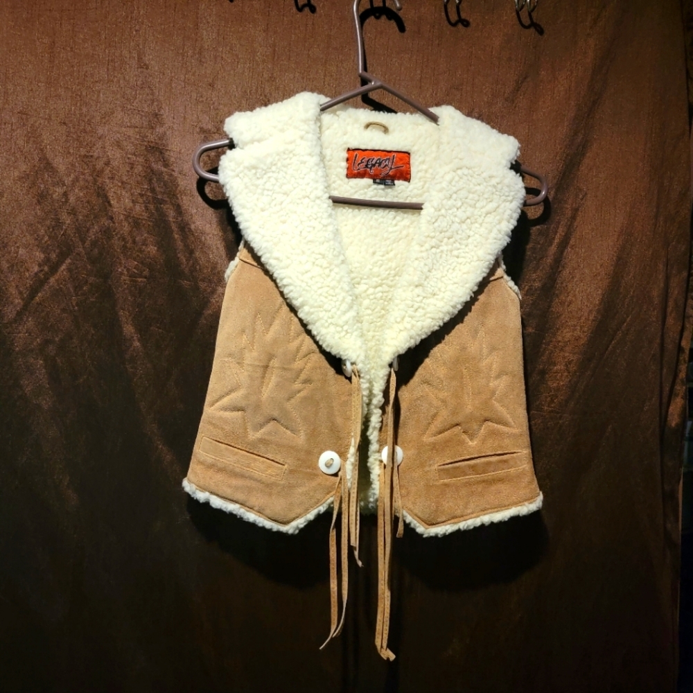 Western Leather Vest